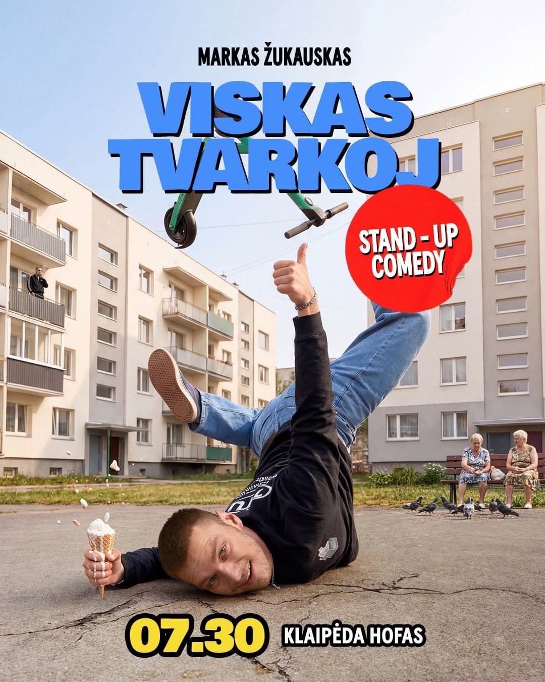 Komedija Markas Žukauskas "Viskas tvarkoj" stand up
